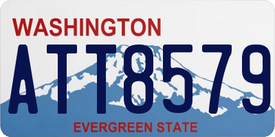 WA license plate ATT8579