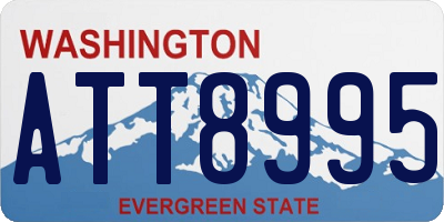 WA license plate ATT8995