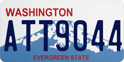 WA license plate ATT9044