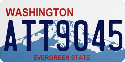 WA license plate ATT9045