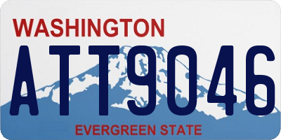 WA license plate ATT9046