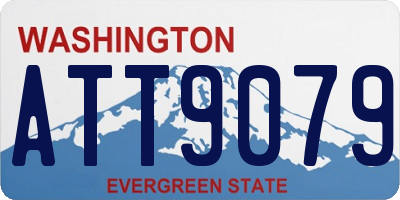 WA license plate ATT9079