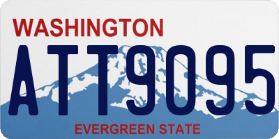 WA license plate ATT9095