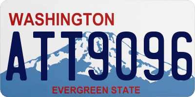 WA license plate ATT9096