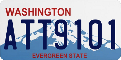 WA license plate ATT9101