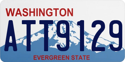 WA license plate ATT9129