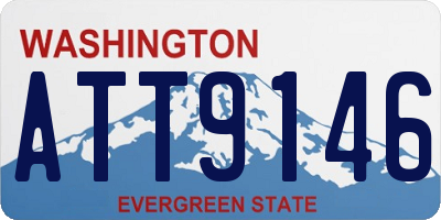 WA license plate ATT9146