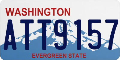 WA license plate ATT9157
