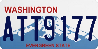 WA license plate ATT9177