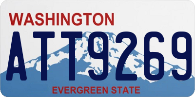 WA license plate ATT9269