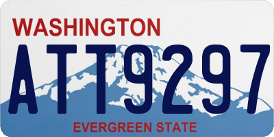 WA license plate ATT9297
