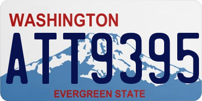 WA license plate ATT9395