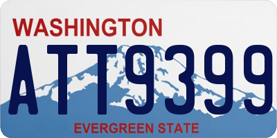 WA license plate ATT9399