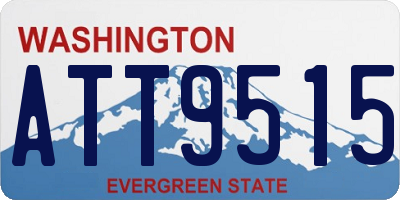 WA license plate ATT9515
