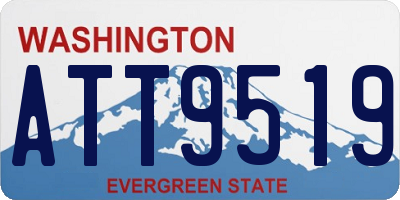 WA license plate ATT9519