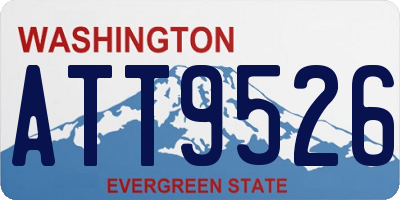 WA license plate ATT9526