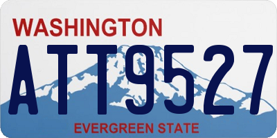 WA license plate ATT9527