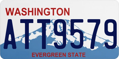 WA license plate ATT9579