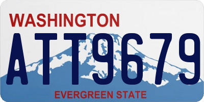 WA license plate ATT9679