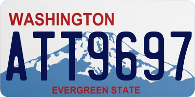 WA license plate ATT9697