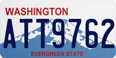 WA license plate ATT9762