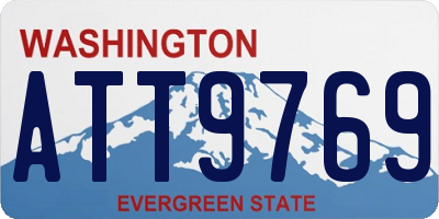 WA license plate ATT9769
