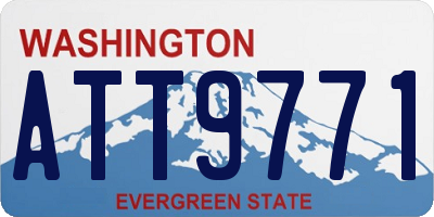 WA license plate ATT9771