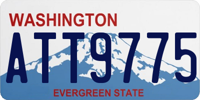 WA license plate ATT9775
