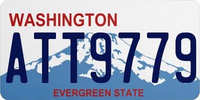 WA license plate ATT9779