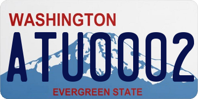 WA license plate ATU0002