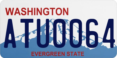 WA license plate ATU0064