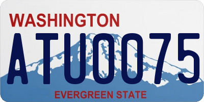 WA license plate ATU0075