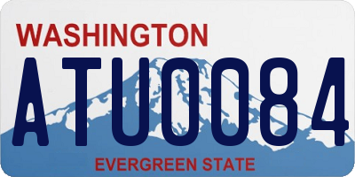 WA license plate ATU0084