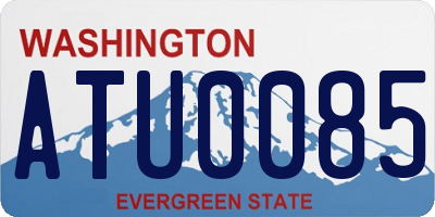 WA license plate ATU0085