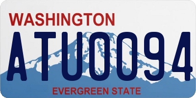 WA license plate ATU0094
