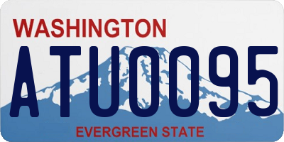 WA license plate ATU0095