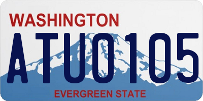 WA license plate ATU0105