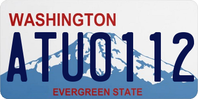 WA license plate ATU0112