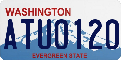 WA license plate ATU0120