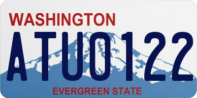 WA license plate ATU0122