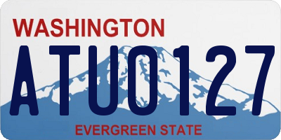 WA license plate ATU0127