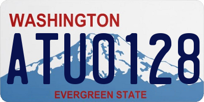 WA license plate ATU0128