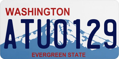 WA license plate ATU0129