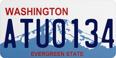 WA license plate ATU0134
