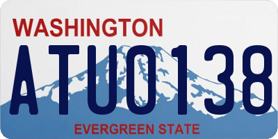 WA license plate ATU0138