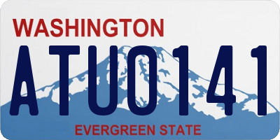 WA license plate ATU0141