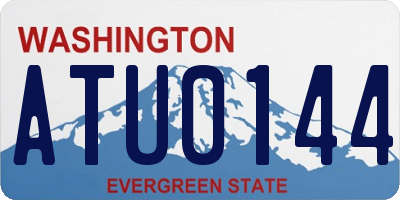 WA license plate ATU0144
