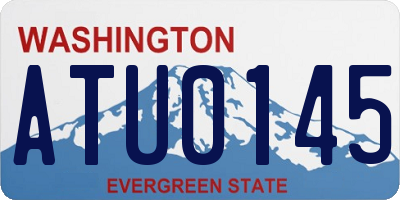 WA license plate ATU0145