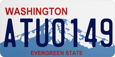 WA license plate ATU0149
