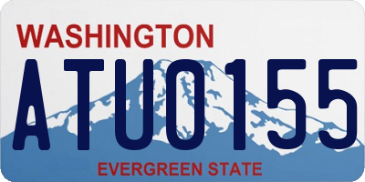 WA license plate ATU0155